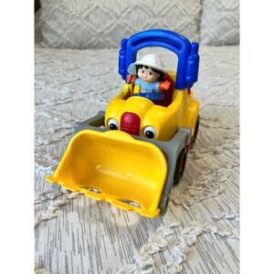 Fisher-Price Little People Lifty Loader Bulldozer Construction and Figure Works